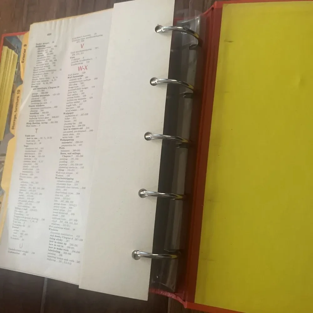 Vintage 1970 Better Homes and Gardens Handyman's Book 3-Ring‎ Binder Hardcover
